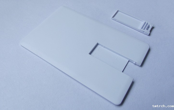 名片U盘外壳注塑加工案例U256A 自制卡片式U盘外壳